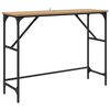 vidaXL Konzolov&yacute; stolek Artisanov&yacute; dub 100 x 32 x 75 cm