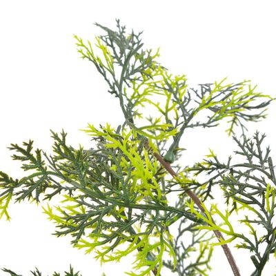 vidaXL Umělá rostlina cypriš s květináčem zelená 120 cm