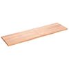 vidaXL Koupelnov&aacute; deska hněd&aacute; 180x50x(2-4) cm o&scaron;etřen&yacute; masivn&iacute; dřevo
