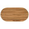 vidaXL Deska stolu 110 x 55 x 3,5 cm Ov&aacute;ln&yacute; Pevn&eacute; teakov&eacute; dřevo