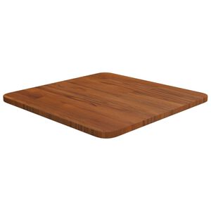 vidaXL Čtvercov&aacute; stoln&iacute; deska tmavě hněd&aacute; 40x40x1,5 cm o&scaron;etřen&yacute; dub