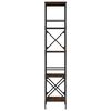vidaXL Knihovna s 5 policemi hněd&yacute; dub 59x35x171 cm kompozitn&iacute; dřevo