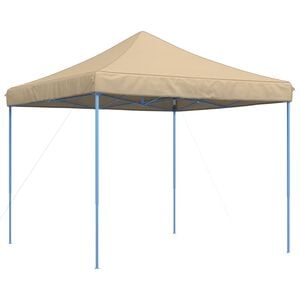 vidaXL Skl&aacute;dac&iacute; party stan pop-up b&eacute;žov&yacute; 292 x 292 x 315 cm