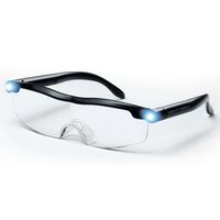 Ultra Vue Zvětšovací brýle s LED světly plast černé
