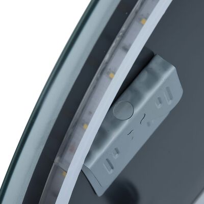 vidaXL Koupelnové zrcadlo s LED osvětlením 80 cm