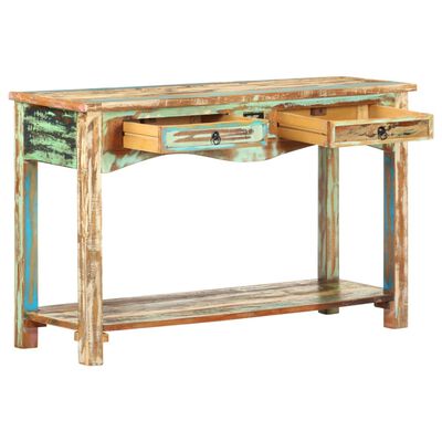 vidaXL Konzolový stolek 120 x 40 x 75 cm masivní recyklované dřevo