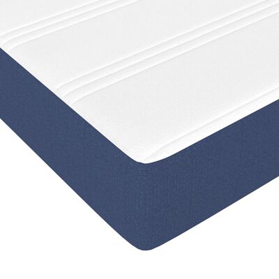 vidaXL Taštičková matrace modrá 80 x 200 x 20 cm textil