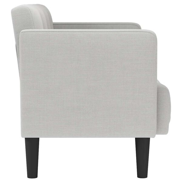 vidaXL Loveseat Sofa obl&aacute;čkově &scaron;ed&aacute; 111 cm textil