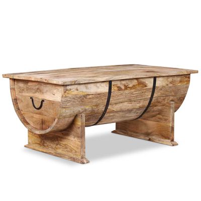 vidaXL Konferenční stolek, masivní mangovníkové dřevo, 88x50x40 cm