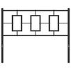 vidaXL Kovov&eacute; čelo postele čern&eacute; 107 cm