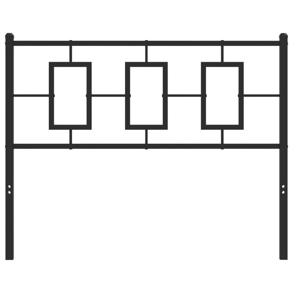 vidaXL Kovov&eacute; čelo postele čern&eacute; 107 cm