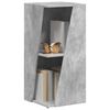 vidaXL Bočn&iacute; police Betonově &scaron;ed&aacute; 33 x 32 x 70,5 cm kompozitn&iacute; dřevo