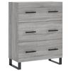 vidaXL Skř&iacute;ň highboard &scaron;ed&aacute; sonoma 69,5 x 34 x 180 cm kompozitn&iacute; dřevo