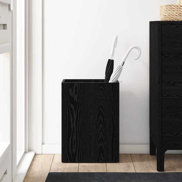 vidaXL Stojan na slunečn&iacute;ky s &uacute;loži&scaron;těm Čern&yacute; dub 40 x 20 x 55,5 cm