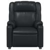 vidaXL Masážní polohovací křeslo černá umělá kůže