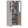 vidaXL Skř&iacute;ň highboard &scaron;ed&aacute; sonoma 69,5 x 34 x 180 cm kompozitn&iacute; dřevo