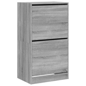 vidaXL Botn&iacute;k se 2 v&yacute;klopn&yacute;mi z&aacute;suvkami &scaron;ed&yacute; sonoma 60 x 42 x 108 cm