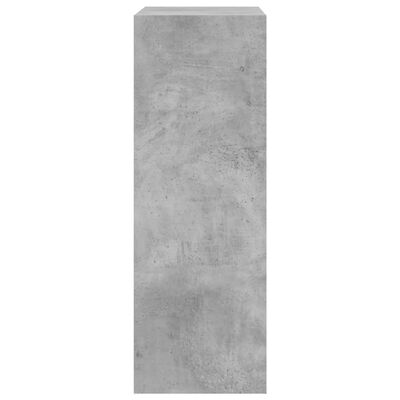 vidaXL Botník betonově šedý 60 x 34 x 96,5 cm kompozitní dřevo