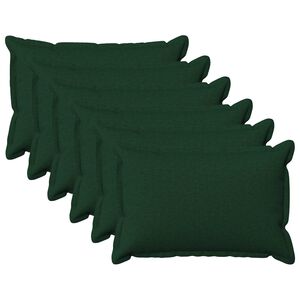 vidaXL Povlak na pol&scaron;t&aacute;ř 6 pcs HOUTEN Tmavě zelen&aacute; 40 x 60 cm