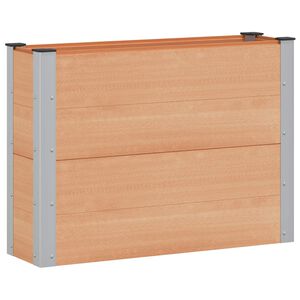 vidaXL Zahradn&iacute; vyv&yacute;&scaron;en&yacute; z&aacute;hon Hněd&aacute; 100 x 30 x 72 cm