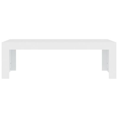 vidaXL Konferenční stolek bílý 110 x 50 x 35 cm dřevotříska