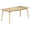vidaXL J&iacute;deln&iacute; stůl 180 x 90 x 76 cm masivn&iacute; mangovn&iacute;kov&eacute; dřevo