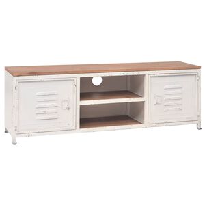 vidaXL TV stolek 120 x 30 x 40 cm b&iacute;l&yacute;