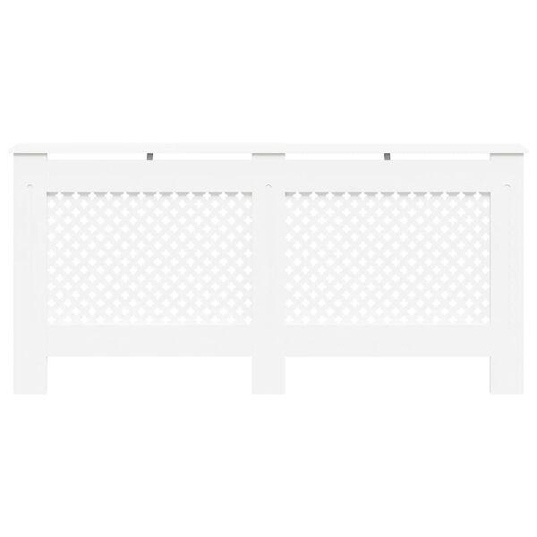vidaXL Kryt na radi&aacute;tor b&iacute;l&yacute; 172x19x81,5 cm MDF