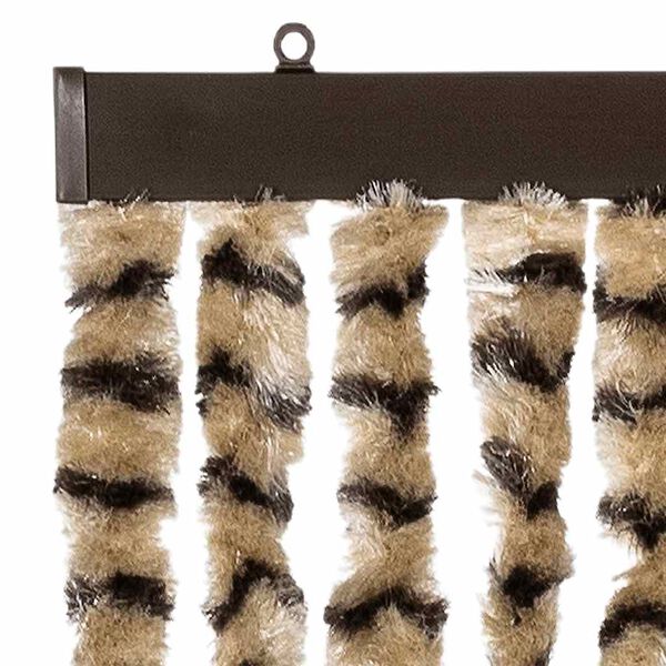 vidaXL Závěs proti hmyzu béžovo-hnědý 56 x 185 cm Chenille