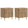 vidaXL Nočn&iacute; stolek 2 pcs Dub artisan 43 x 34,5 x 48 cm