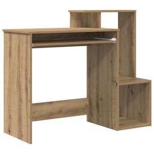 vidaXL Stůl Artisanov&yacute; dub 106 x 41 x 88.5 cm Kompozitn&iacute; dřevo