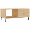 vidaXL Konferenčn&iacute; stolek dub sonoma 90 x 50 x 40 cm kompozitn&iacute; dřevo