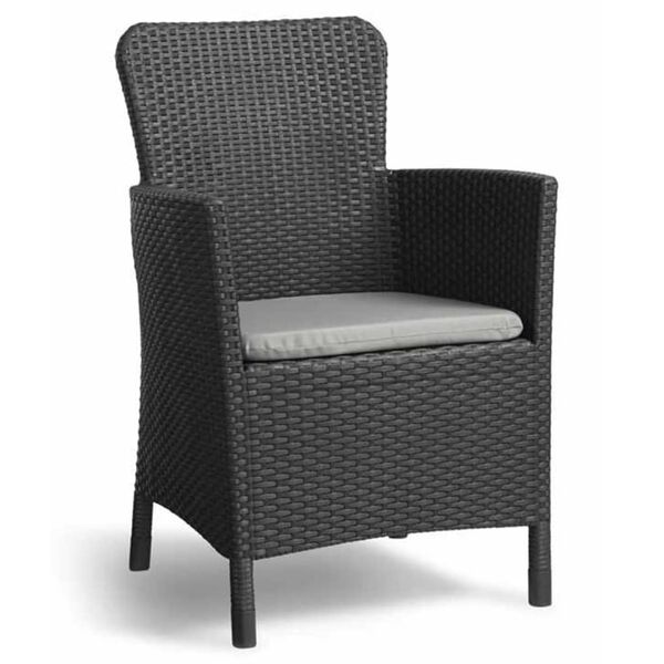 Keter Balkonový set Miami 5dílný grafitový 223815