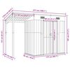 vidaXL Zahradní domek s prodlouženou střechou světle šedý 277 x 107 x 181 cm ocelový