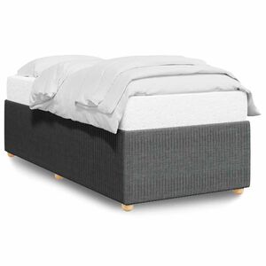 vidaXL R&aacute;m postele bez matrace tmavě &scaron;ed&aacute; 80 x 200 cm textil