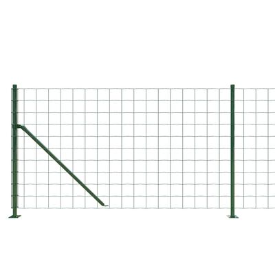 vidaXL Drátěný plot s přírubami zelený 1 x 25 m