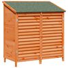 vidaXL Zahradn&iacute; shed Hněd&aacute; 106 x 56 x 113,5 cm Masivn&iacute; jedlov&eacute; dřevo