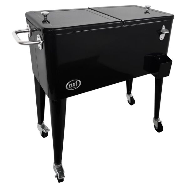 AXI Retro chladicí box 76 l černý