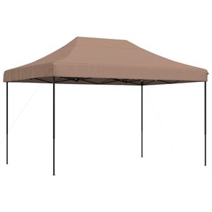 vidaXL Party Stan 279 x 410 x 315 cm Hněd&aacute; Oxford l&aacute;tka