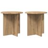 vidaXL Stojan na rostliny 2 ks Dub artisan 40 x 40 x 40 cm