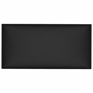 vidaXL N&aacute;stěnn&yacute; čeln&iacute;k 12 ks 30 x 15 cm Čern&yacute; textil
