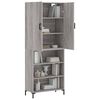 vidaXL Skř&iacute;ň highboard &scaron;ed&aacute; sonoma 69,5 x 34 x 180 cm kompozitn&iacute; dřevo