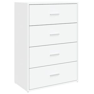 vidaXL Př&iacute;born&iacute;k b&iacute;l&yacute; 60 x 31 x 84 cm kompozitn&iacute; dřevo