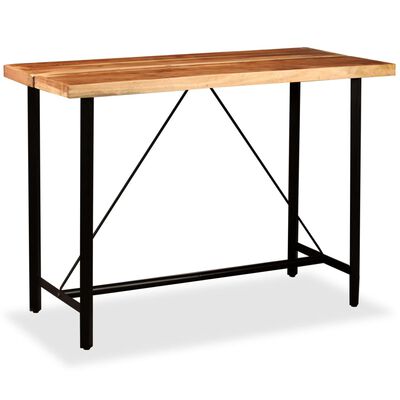 vidaXL Barový stůl masivní akáciové dřevo 150 x 70 x 107 cm