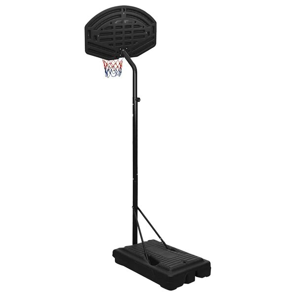 vidaXL Basketbalový koš černý 237-307 cm polyethylen