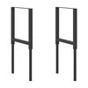 vidaXL Nastaviteln&eacute; r&aacute;my pracovn&iacute;ho stolu 2 ks kov 55 x (69&ndash;95,5) cm