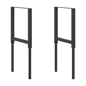 vidaXL Nastaviteln&eacute; r&aacute;my pracovn&iacute;ho stolu 2 ks kov 55 x (69&ndash;95,5) cm