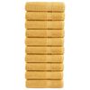 vidaXL Pr&eacute;miov&eacute; ručn&iacute;ky SOLUND 10 ks zlat&eacute; 50x100 cm 600 g/m&sup2;