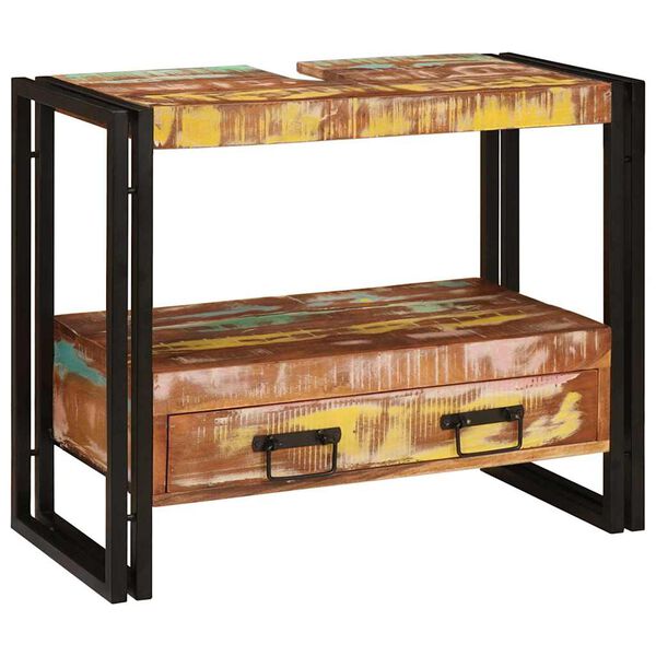 vidaXL Skř&iacute;ňka pod toaletn&iacute; stolek se z&aacute;suvkou s &uacute;loži&scaron;těm V&iacute;cebarevn&yacute;