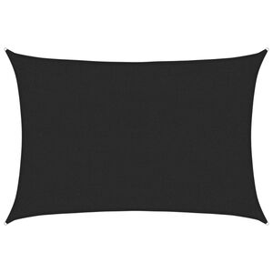 vidaXL St&iacute;n&iacute;c&iacute; plachta 160 g/m&sup2; čern&aacute; 2 x 2,5 m HDPE